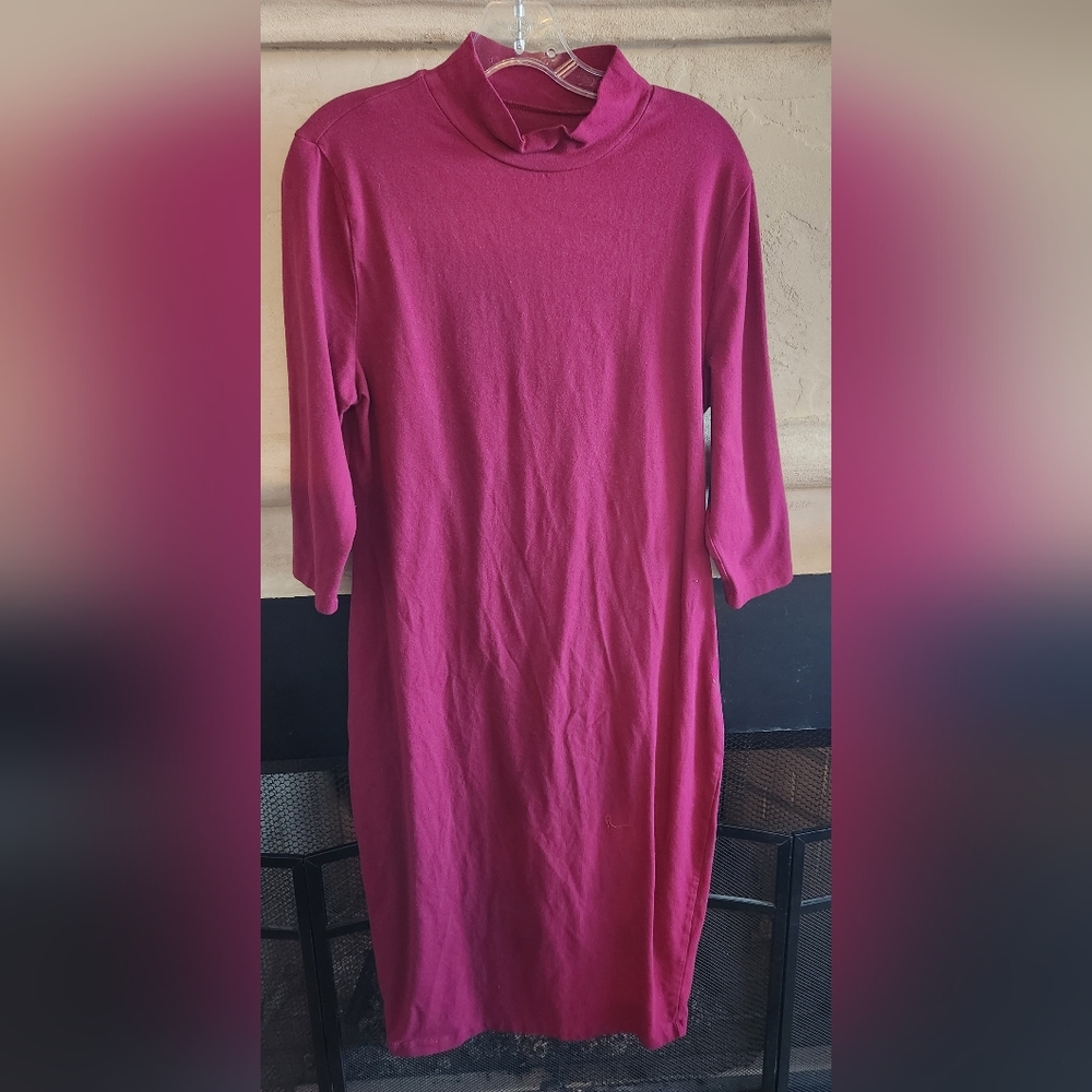 Maroon New York & Company pencil dress, size XL
